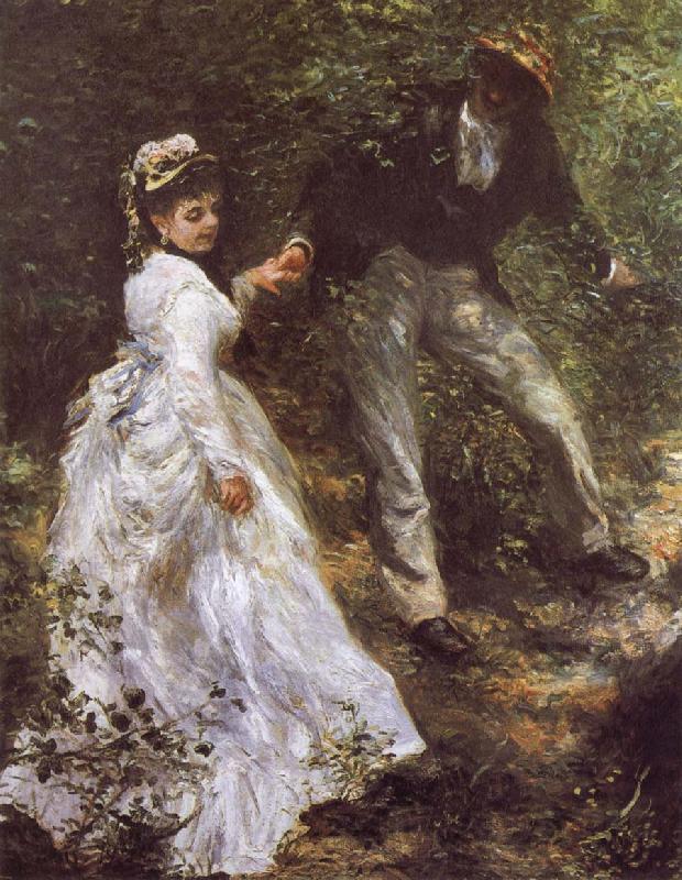 Pierre-Auguste Renoir The Walk France oil painting art